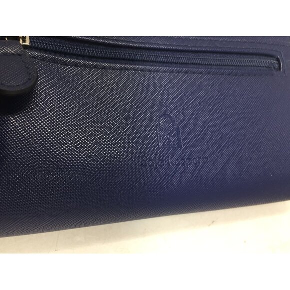 Women's ''Safe Keeper'' Navy Blue Wallet/Clutch - Picture 9 of 10